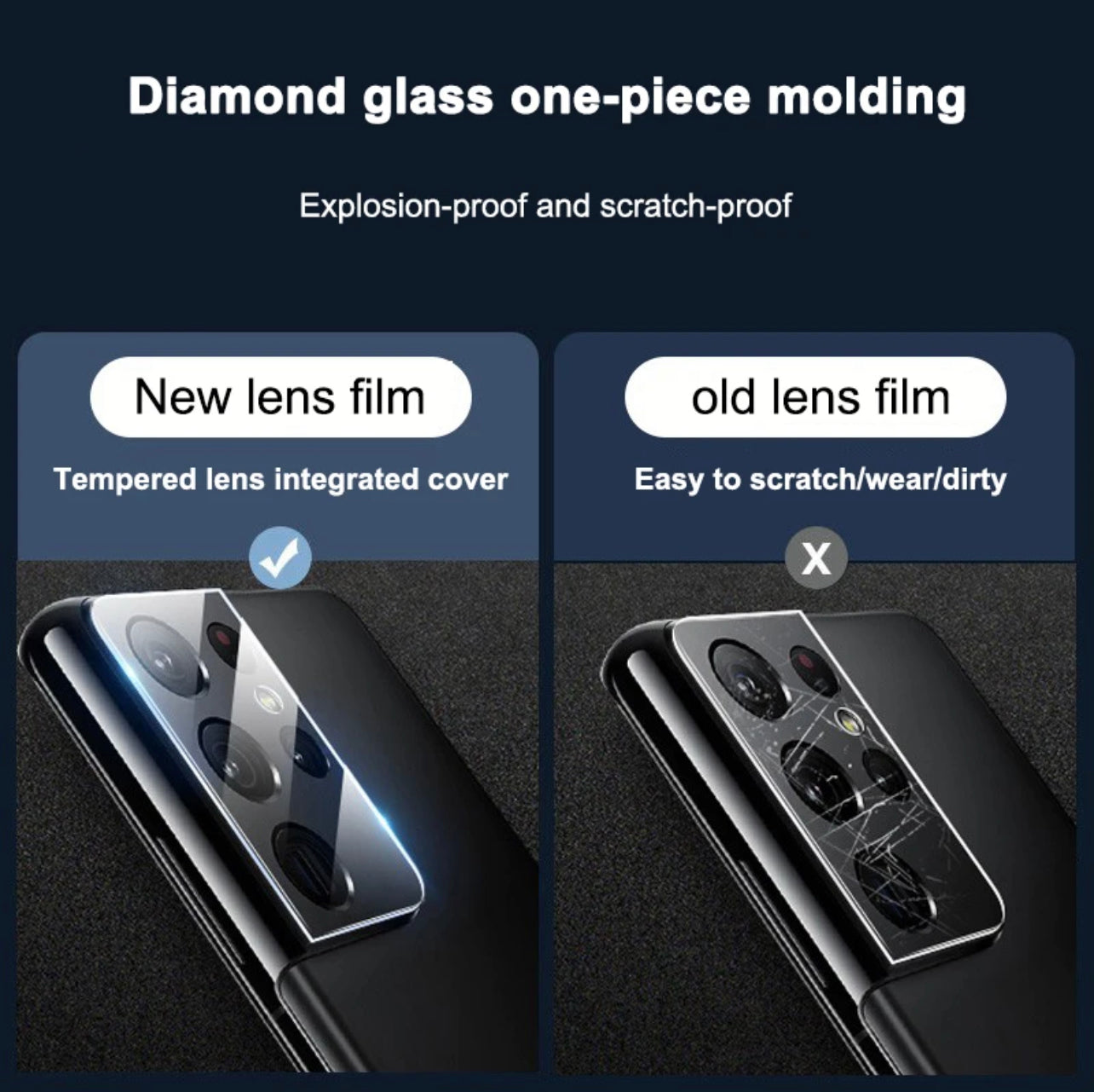 Yamizoo Branded Premium 9H Clear Camera Lens Protector- 1pc for Samsung Galaxy Series Yamizoo Branded Premium 9H Clear Camera Lens Protector- 1pc for Samsung Galaxy Series